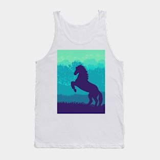 Horse rearing b Tank Top